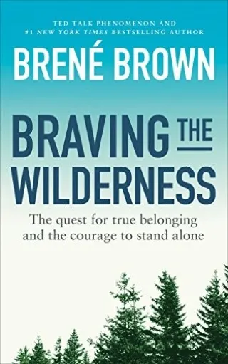Cover of Braving the Wilderness by Brené Brown