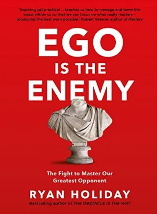 Cover of Ego Is the Enemy by Ryan Holiday