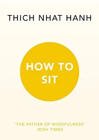 Cover of How to Sit by Thich Nhat Hanh