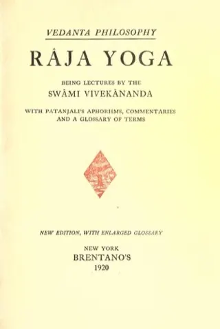 Cover of Raja Yoga by Swami Vivekananda