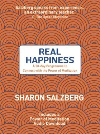 Cover of Real Happiness by Sharon Salzberg
