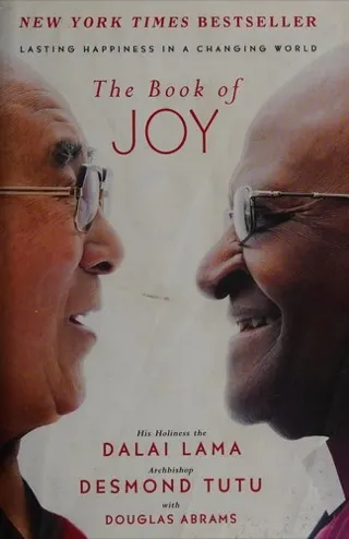 Cover of The Book of Joy by Dalai Lama, Desmond Tutu and Douglas Abrams