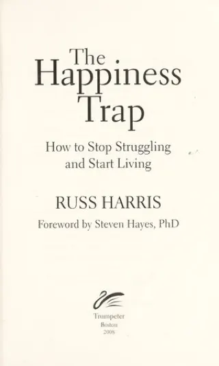 Cover of The Happiness Trap by Russ Harris