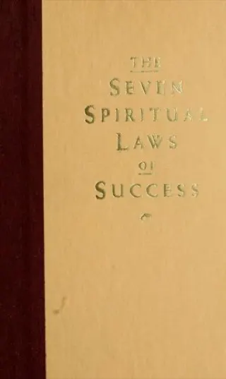 Cover of The Seven Spiritual Laws of Success by Deepak Chopra